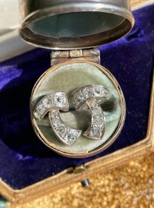 Antique Art Deco Diamond Earrings