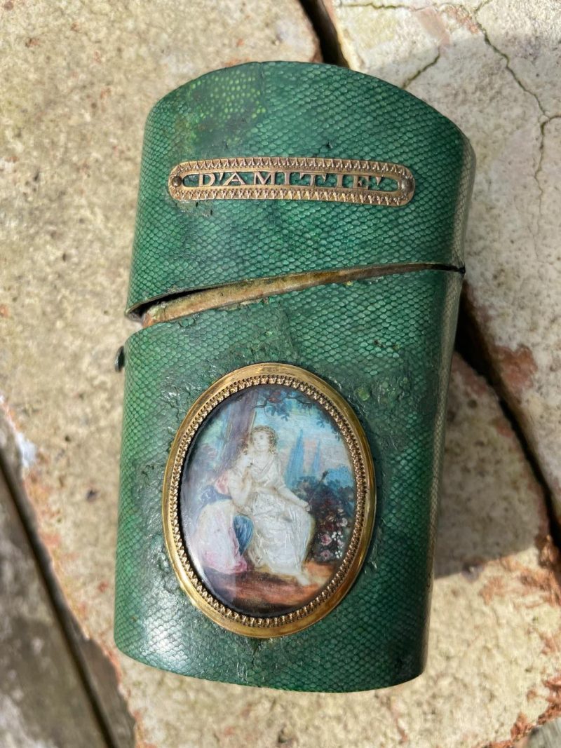 Antique Georgian Sewing Case – 'Souvenir d'Amitie'